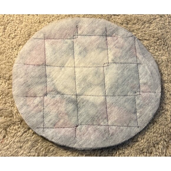 Quilted Holiday Coasters Set Of 8 Christmas Magnolia UNFINISHED - Picture 3 of 7